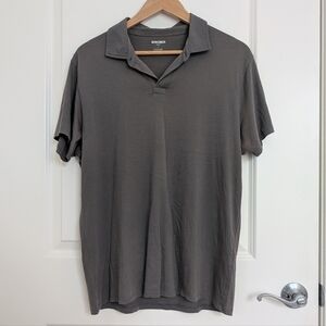 Bonobos Dark Gray Polo Shirt Mens Size L